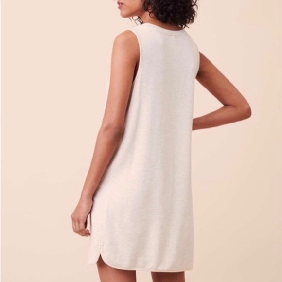 Lou & Grey Signature Soft Sleeveless Dress XS Cream - Picture 4 of 14